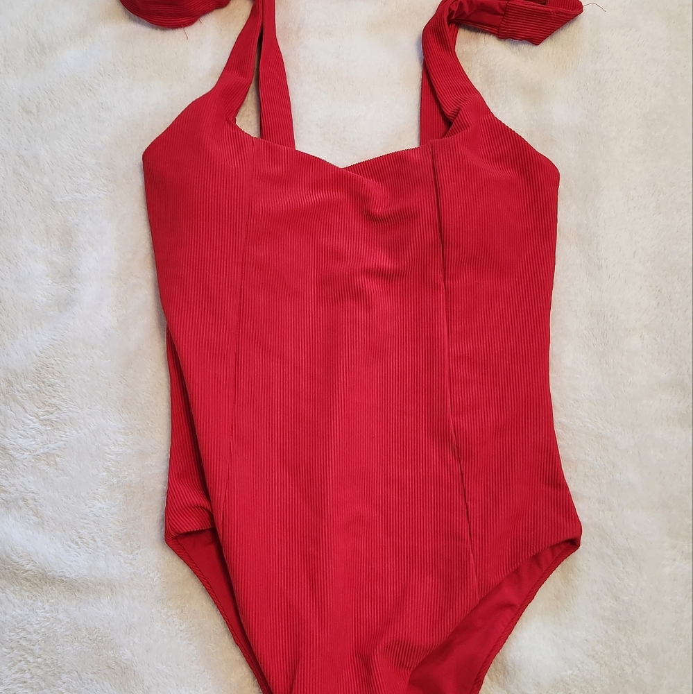 Beach Riot Red One Piece Swimsuit - Picture 7 of 8